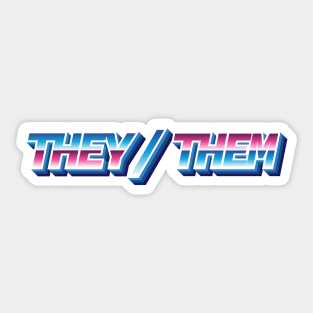 They/Them Sticker